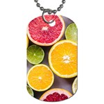 Oranges, Grapefruits, Lemons, Limes, Fruits Dog Tag (Two Sides)