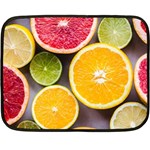 Oranges, Grapefruits, Lemons, Limes, Fruits Fleece Blanket (Mini)
