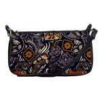 Paisley Texture, Floral Ornament Texture Shoulder Clutch Bag