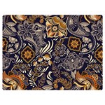 Paisley Texture, Floral Ornament Texture Two Sides Premium Plush Fleece Blanket (Baby Size)