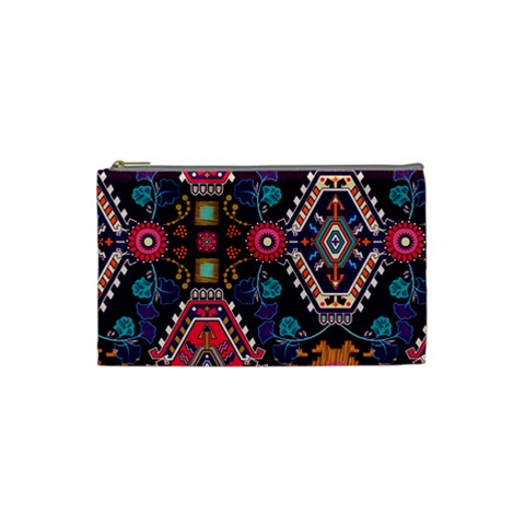 Pattern, Ornament, Motif, Colorful Cosmetic Bag (Small) from ArtsNow.com Front