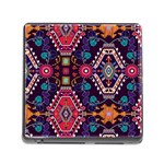 Pattern, Ornament, Motif, Colorful Memory Card Reader (Square 5 Slot)