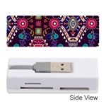 Pattern, Ornament, Motif, Colorful Memory Card Reader (Stick)