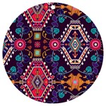 Pattern, Ornament, Motif, Colorful UV Print Acrylic Ornament Round