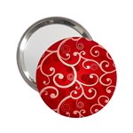 Patterns, Corazones, Texture, Red, 2.25  Handbag Mirrors