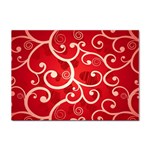 Patterns, Corazones, Texture, Red, Sticker A4 (100 pack)