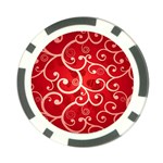 Patterns, Corazones, Texture, Red, Poker Chip Card Guard (10 pack)