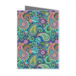 Patterns, Green Background, Texture Mini Greeting Cards (Pkg of 8)
