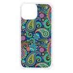 Patterns, Green Background, Texture iPhone 13 mini TPU UV Print Case