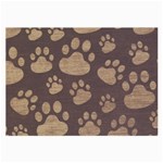 Paws Patterns, Creative, Footprints Patterns Large Glasses Cloth