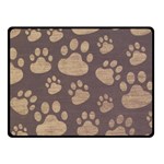 Paws Patterns, Creative, Footprints Patterns Two Sides Fleece Blanket (Small)
