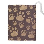 Paws Patterns, Creative, Footprints Patterns Drawstring Pouch (4XL)