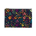 Random, Abstract, Forma, Cube, Triangle, Creative Cosmetic Bag (Large)