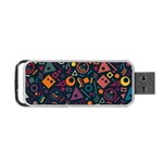 Random, Abstract, Forma, Cube, Triangle, Creative Portable USB Flash (Two Sides)