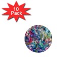 Abstract confluence 1  Mini Magnet (10 pack) 