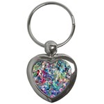 Abstract confluence Key Chain (Heart)