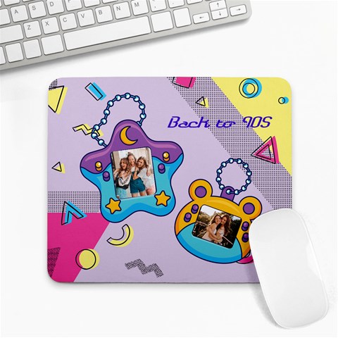 90s game photo Mousepad Collage Mousepad from ArtsNow.com 9.25 x7.75  Mousepad - 1