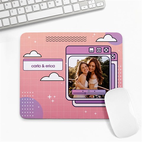 Website style photo frame Mousepad Collage Mousepad from ArtsNow.com 9.25 x7.75  Mousepad - 1