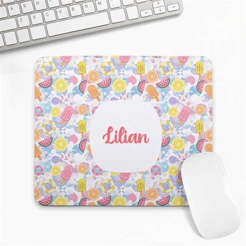 Summer Personalized Name Mousepad Collage Mousepad from ArtsNow.com 9.25 x7.75  Mousepad - 1