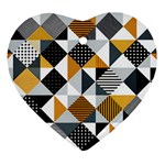 Pattern Tile Squares Triangles Seamless Geometry Ornament (Heart)