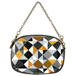 Pattern Tile Squares Triangles Seamless Geometry Chain Purse (Two Sides)