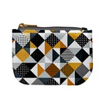 Pattern Tile Squares Triangles Seamless Geometry Mini Coin Purse