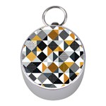 Pattern Tile Squares Triangles Seamless Geometry Mini Silver Compasses