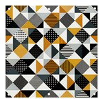 Pattern Tile Squares Triangles Seamless Geometry Banner and Sign 3  x 3 