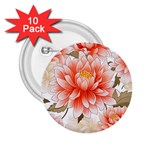 Flowers Plants Sample Design Rose Garden Flower Decoration Love Romance Bouquet 2.25  Buttons (10 pack) 