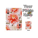 Flowers Plants Sample Design Rose Garden Flower Decoration Love Romance Bouquet Playing Cards 54 Designs (Mini)