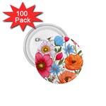 Flowers Plants Bouquets Decor Flower Decoration Garden Flower Shop Scent Romance Wallpaper Nature 1.75  Buttons (100 pack) 