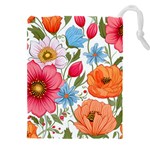 Flowers Plants Bouquets Decor Flower Decoration Garden Flower Shop Scent Romance Wallpaper Nature Drawstring Pouch (5XL)