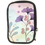 Flower Paint Flora Nature Plant Compact Camera Leather Case