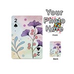 Flower Paint Flora Nature Plant Playing Cards 54 Designs (Mini)
