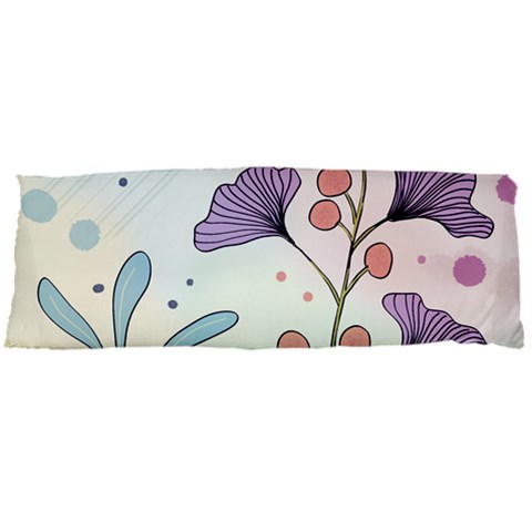 Flower Paint Flora Nature Plant Body Pillow Case Dakimakura (Two Sides) from ArtsNow.com Front