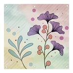 Flower Paint Flora Nature Plant Banner and Sign 3  x 3 