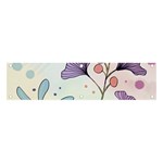 Flower Paint Flora Nature Plant Banner and Sign 4  x 1 