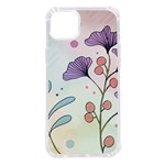 Flower Paint Flora Nature Plant iPhone 14 Plus TPU UV Print Case