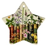 Books Flowers Book Flower Flora Floral Ornament (Star)