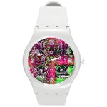 My Name Is Not Donna Round Plastic Sport Watch (M)