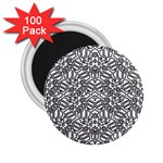 Monochrome Maze Design Print 2.25  Magnets (100 pack) 