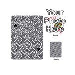 Monochrome Maze Design Print Playing Cards 54 Designs (Mini)