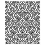 Monochrome Maze Design Print Drawstring Bag (Small)