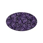 Enigmatic Plum Mosaic Sticker Oval (100 pack)