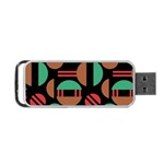 Abstract Geometric Pattern Portable USB Flash (Two Sides)
