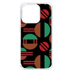 Abstract Geometric Pattern iPhone 14 Pro TPU UV Print Case