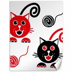 Cat Little Ball Animal Canvas 36  x 48 