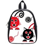 Cat Little Ball Animal School Bag (Small)