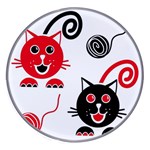 Cat Little Ball Animal Wireless Fast Charger(White)