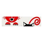 Cat Little Ball Animal Banner and Sign 4  x 1 